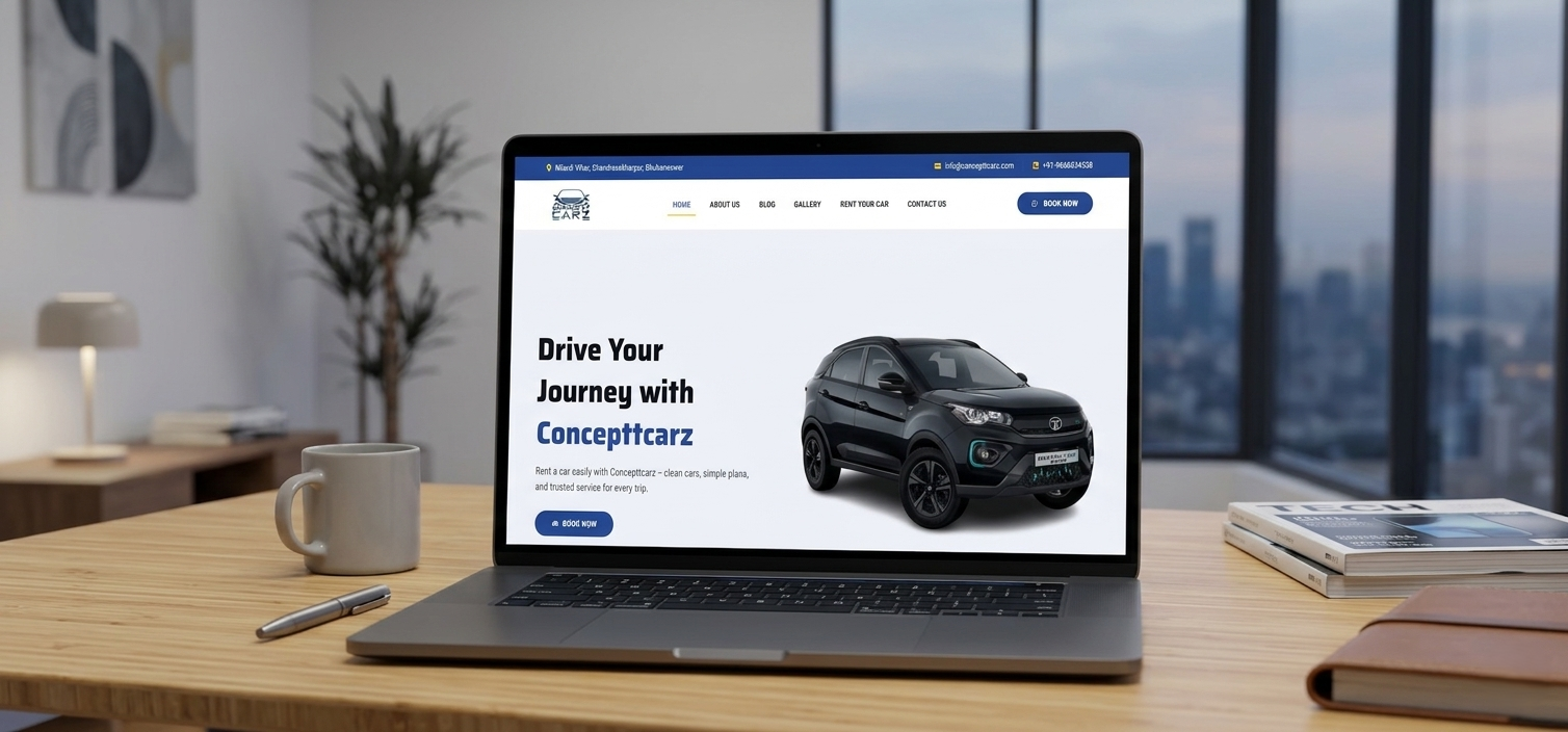 Landing page development