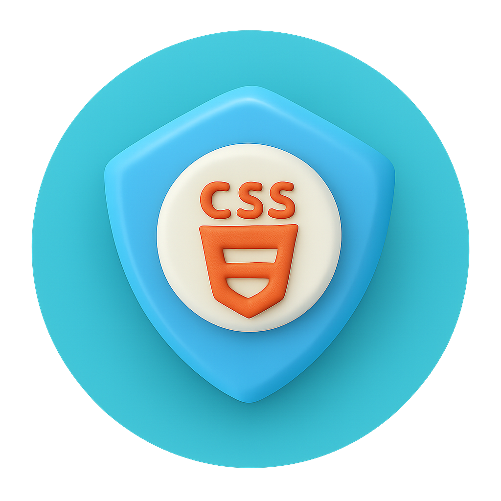 CSS3 icon representing modern styling technology