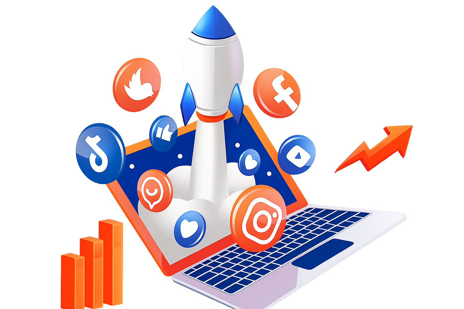 Social media marketing services by Techzex Software - Bhubaneswar tech company for digital marketing and web development