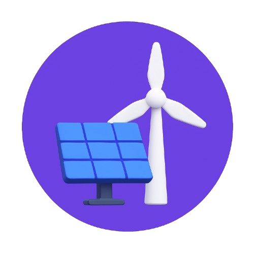 Renewables energy sector icon