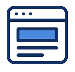 Simplified UI icon for SPA user interface