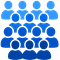 Satisfied clients icon representing 80+ happy customers