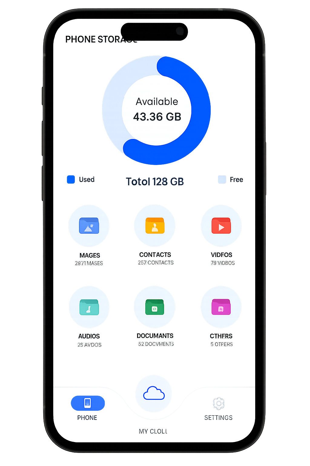 SPA-based Data Storage Application interface