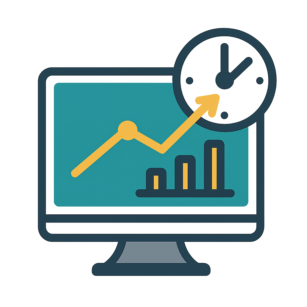 Real-time monitoring icon