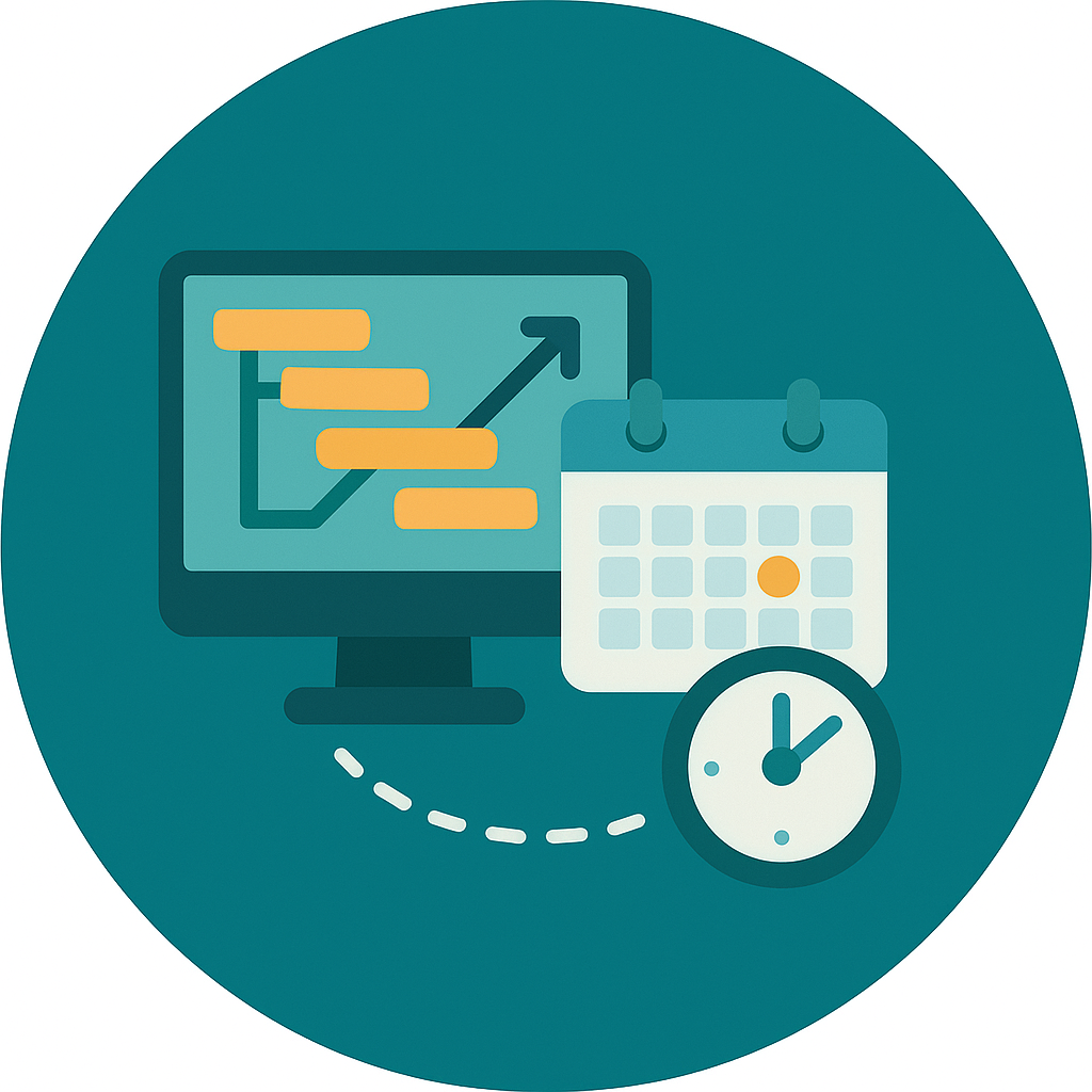 DHTMLX Gantt Scheduler Integration Icon