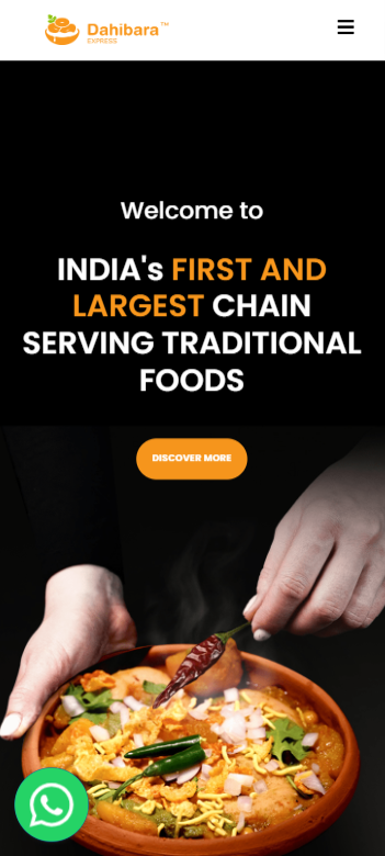 Dahibara Express Web Application Screenshot