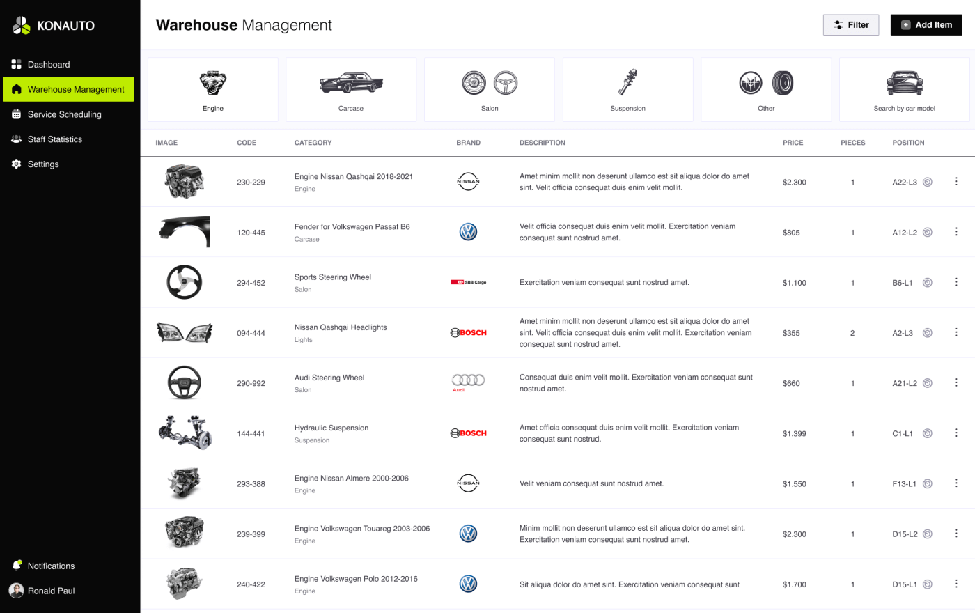 Techzex-designed Logistics & Supply Chain Management App UI